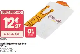 Promocash Sacs à galette des rois offre