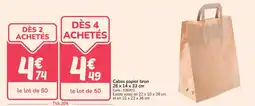 Promocash Cabas papier brun offre
