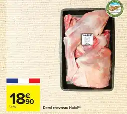 Carrefour Demi chevreau Halal offre