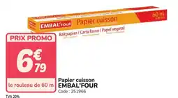 Promocash Papier cuisson embal'four offre