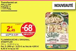 Intermarché Hyper Flammekueche l'original stoeffler offre