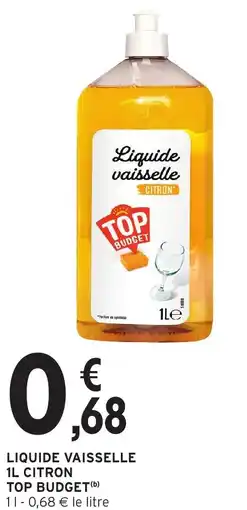 Intermarché Hyper Liquide vaisselle citron offre