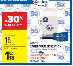 Carrefour CARREFOUR SENSATION Kéfir offre
