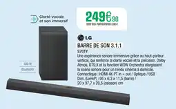 Extra Lg barre de son 3.1.1 offre