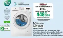 Extra Electrolux lave-linge offre