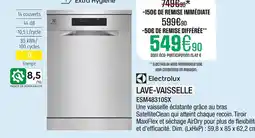 Extra Electrolux lave-vaisselle offre