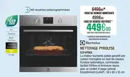 Extra Electrolux nettoyage pyrolyse offre