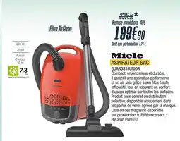Proxi Confort Miele aspirateur sac offre
