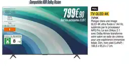Proxi Confort Tcl tv qled 4k offre