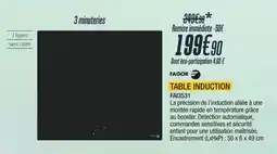 Proxi Confort Fagor table induction offre