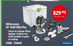 Screwfix Festool défonceuse of 1400 ebq-plus offre