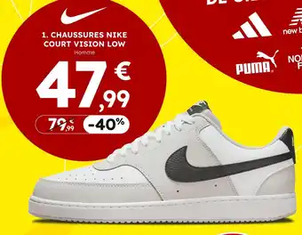 Nike chaussures nike court vision low homme