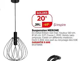 Weldom Inspire suspension merone offre
