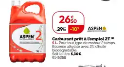 Weldom Aspen carburant prêt à l'emploi 2t offre
