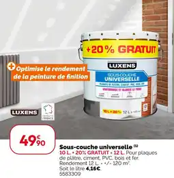Weldom Luxens sous-couche universelle offre