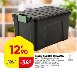 Weldom Sia iris ohyama malle offre