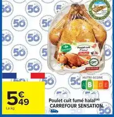 Carrefour Drive Carrefour - poulet cuit fumé halal offre