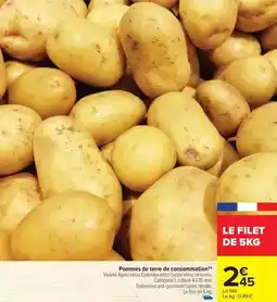 Carrefour Drive Pommes de terre de consommation offre