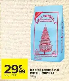 Carrefour Drive Royal - riz brise parfumé thaï offre