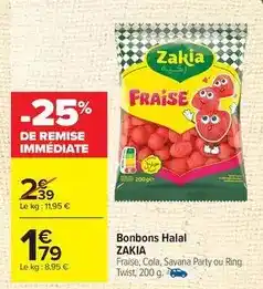 Zakia - bonbons halal