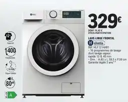 E.Leclerc Dim - lave-linge frontal offre