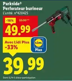 Lidl Lidl - perforateur burineur offre