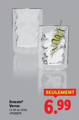 Lidl Ernesto verres offre