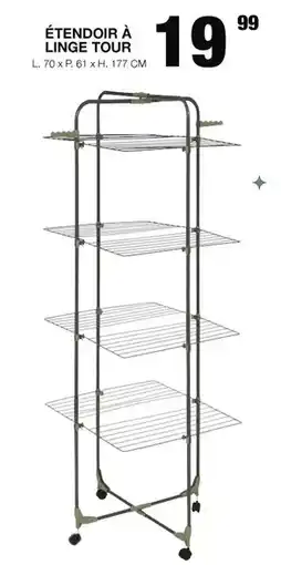 Marché aux Affaires Étendoir à linge tour offre