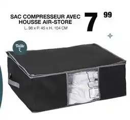 Marché aux Affaires Sac compresseur avec housse air-store offre