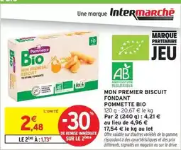 Intermarché Hyper Pommette - mon premier biscuit fondant offre