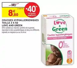 Intermarché Hyper Signal - couches hypoallergeniques taille offre