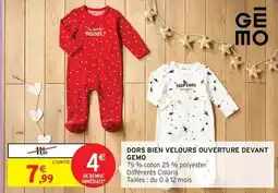 Intermarché Hyper Bien - dors velours ouverture devant offre