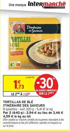 Intermarché Hyper Signal - tortillas de blé offre