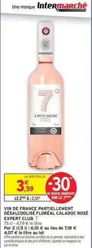 Intermarché Hyper L'oréal - vin de france partiellement desalcoolise offre