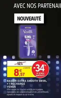 Intermarché Hyper Swirl - rasoir extra smooth +1 recharge offre