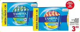 Trafic Tampax - set de 36 tampons offre