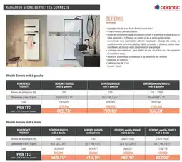 Ciffréo Bona Tablette seche-serviettes connecte offre