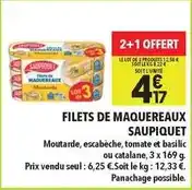 Supeco Saupiquet - filets de maquereaux offre