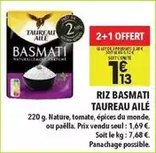 Supeco Taureau ailé - riz basmati offre