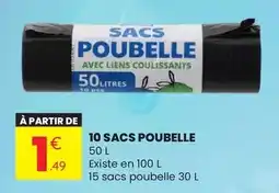 Stokomani 10 sacs poubelle offre