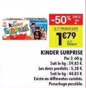 Supeco Ferrero rocher - kinder surprise offre