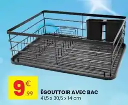 Stokomani Égouttoir avec bac offre