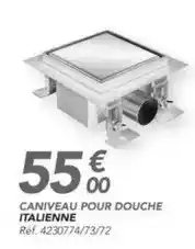 Les Briconautes Caniveau pour douche italienne offre