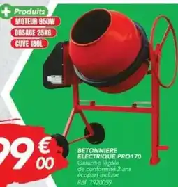 Les Briconautes Betonniere electrique pro170 offre