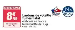 Promocash Promo - lardons de volaille fumés halal offre