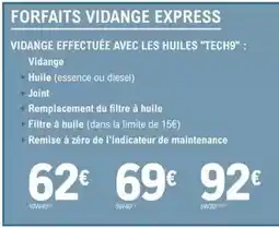 E.Leclerc L'Auto Forfaits vidange express 10w40 offre