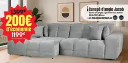 Maxi Bazar I canapé d'angle jacob offre