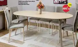 Maxi Bazar Table extensible terra nora offre