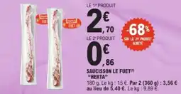E.Leclerc Express Saucisson le fuet herta offre