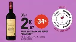 E.Leclerc Express Aop bordeaux vin rouge blaissac offre